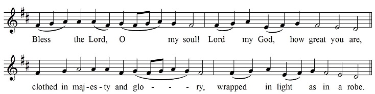 Psalm tone for Psalm 103