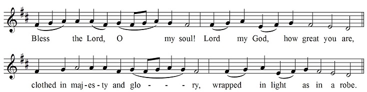 Psalm tone for Psalm 103