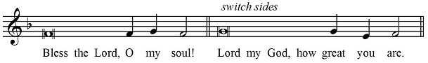 Usual psalm tome with switch