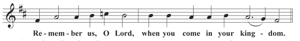Remember us O Lord