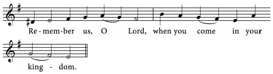 Remember us O Lord