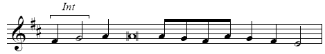 Tone 2 troparion schema - intonation