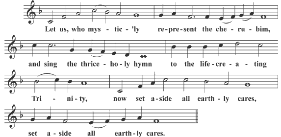 Cherubikon A, first part