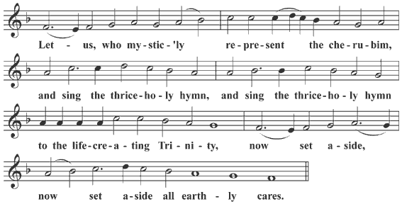 Cherubikon A, first part