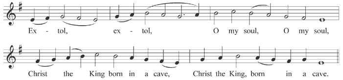 Kontakion of the Resurrection - tone 1