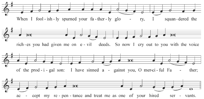 Kontakion of the Prodigal Son