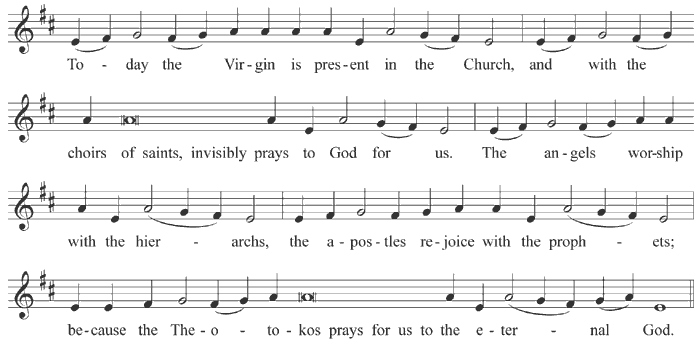 Kontakion of the Protection of the Theotokos