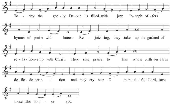 Kontakion of the Sunday after Nativity