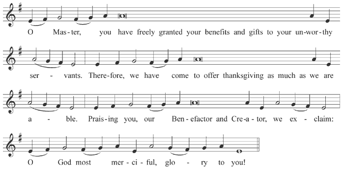 Kontakion of thanksgiving