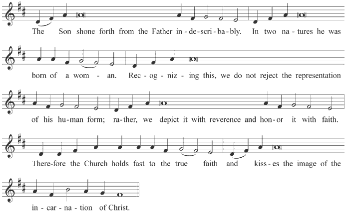 Kontakion of the Fathers at the 7th Ecumenical Council