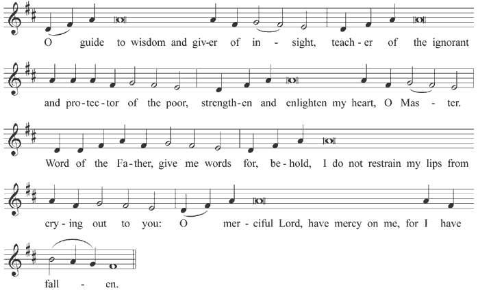 Kontakion of Cheesefare Sunday