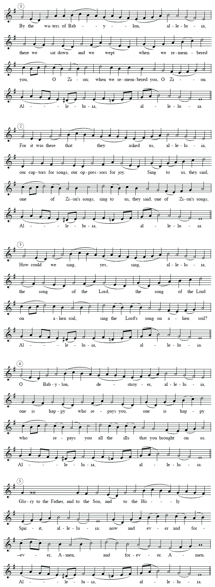 Kontakion of the Resurrection - tone 1